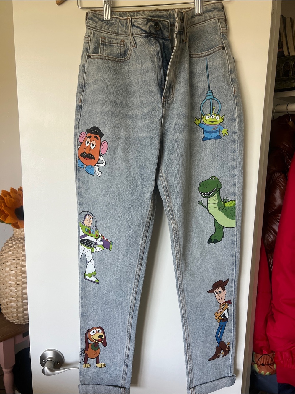 Her Universe Light Wash Blue Toy Story Boyfriend Jeans SOLD OUT